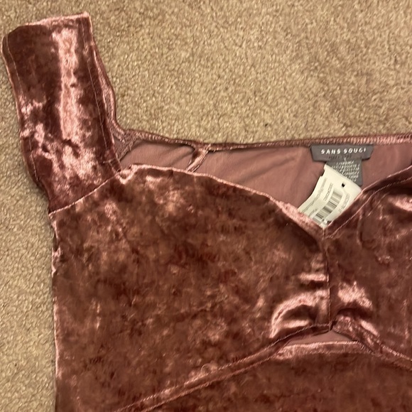 Mauve Velvet Dress - Picture 3 of 5